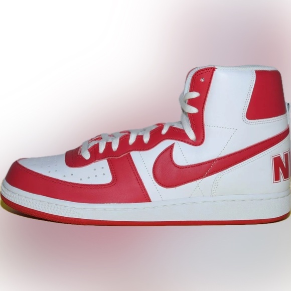 ?Nike Terminator High Shoes White University Red [FJ4454-100] Mens Size 8.5? main image 10